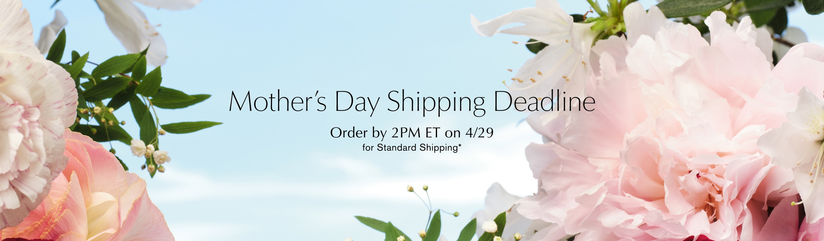 Mother's Day Shipping Deadline